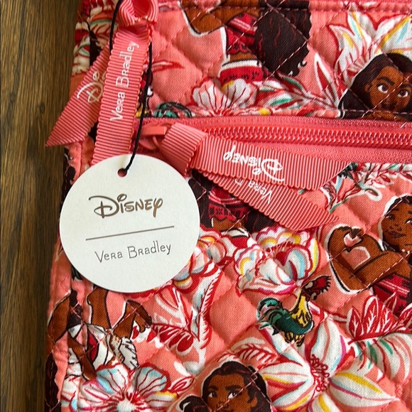 Vera Bradley Moana Pink Crossbody Bag with Quilted Design - Picture 2 of 8